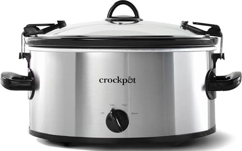 Silver oval manual portable slow cooker