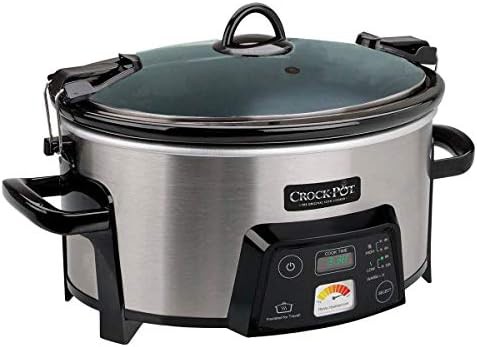 Travel ready 6 quart cooker with locking lid