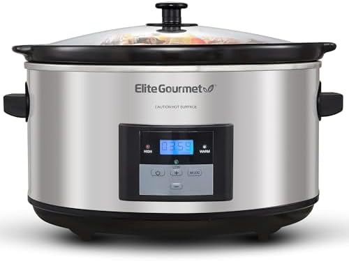 Stainless Steel 8.5 Quart Digital Oval Cooker