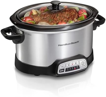 Programmable Set and Forget 4 Quart Slow Cooker