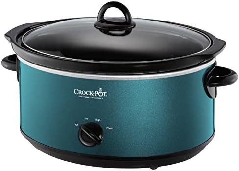 Turquoise manual 7 quart stoneware cooker