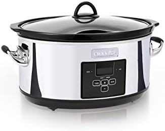 Polished platinum programmable seven quart cooker