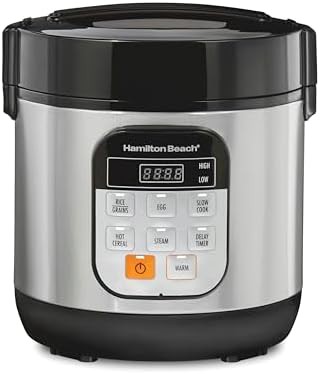 Stainless Steel Rice Cooker and Food Steamer
