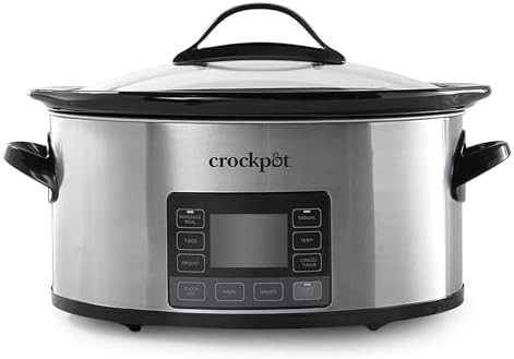MyTime technology programmable six quart slow cooker