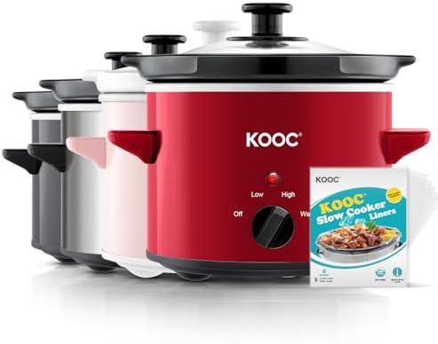 Small red manual 2 quart cooker