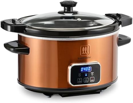 Digital locking lid copper 4 quart cooker