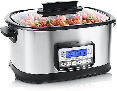 Multi Cooker with Sous Vide and Bake Functions