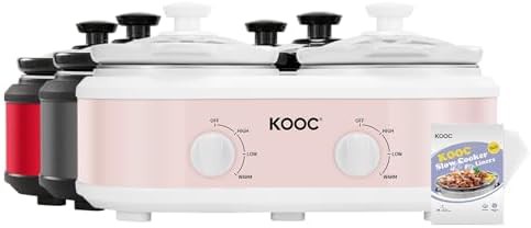 Pink double mini buffet server 2.5 quart