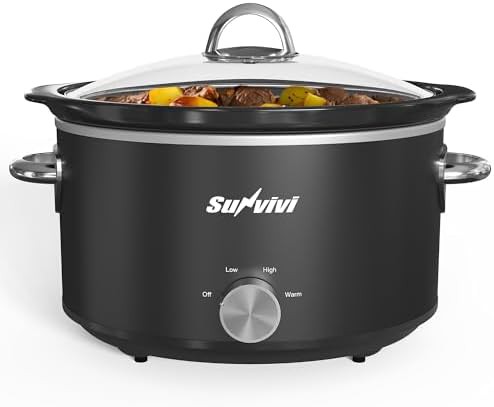 Small manual multi cooker in black