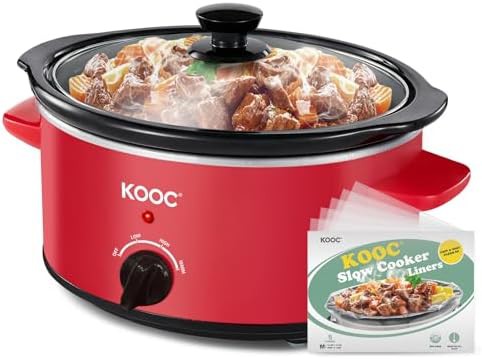 Red ellipse 4 quart manual cooker