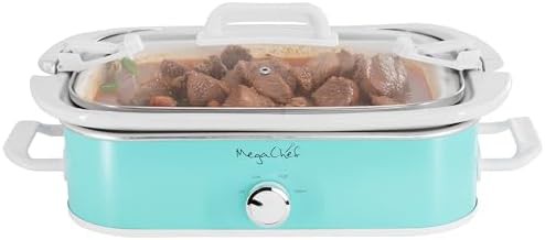 Rectangle Casserole Slow Cooker in Turquoise