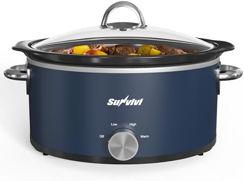 Ceramic manual food warmer in blue