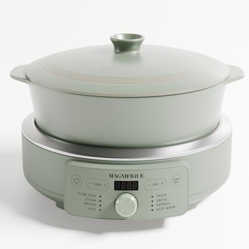 Olive 4.5 Quart Round 8-in-1 Multi Cooker